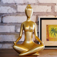 1 x Brand New Yeomoo Yoga Women Figures Zen Decoration for Living Room Meditation Woman Figure Decoration Indoor Funny Gifts for Women Girlfriend Mother Birthday Gift Spiritual Decoration Desk Accessories Red 29CM - RRP €20.4