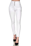 1 x RAW Customer Returns Elara Women s Jeans Stretch Skinny High Waist Chunkyrayan EL60-9 White-42 XL  - RRP €28.43