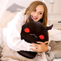 6 x Brand New Mewaii 36CM Soft Mothman Mushroom Stuffed Animal Plush Pillow Squishy Toy for Black - RRP €175.38