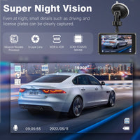 1 x RAW Customer Returns Miden 2.5K Dashcam Car Front Rear, 64G SD Card, 1600P 1080P FHD Dual Dash Cam, 176 160 Wide Angle Car Camera, 3.2 IPS Screen Car Camera, G-Sensor, Night Vision, WDR, Parking Monitoring, Loop Recording - RRP €159.99