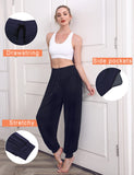 1 x RAW Customer Returns Terecey Women s Sports Pants Long High Waist Casual Harem Pants for Women Yoga Harem Pants for Pilates Running - RRP €25.99