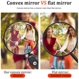 1 x RAW Customer Returns Vintoney bicycle rearview mirror, 1 pair of universal adjustable 360 bicycle mirrors for handlebars, rotating mirror, rearview mirror, handlebar mirror for bicycles, racing bikes, mountain bikes, cyclists - RRP €19.99