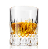 1 x RAW Customer Returns KANARS Hand Cut Crystal Whisky Glasses, Whiskey Tumblers in Presentation Box, Unique Anniversary Birthday Gift Ideas for Dad Grandpa Boyfriend Husband, 270 ml - RRP €50.16