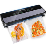 1 x RAW Customer Returns Raycial 5-in-1 vacuum sealer 85 kpa for wet and dry food vacuum sealer, including roll holder, with cutter, bag and vacuum hose - RRP €54.44