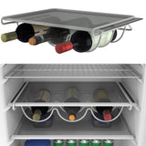 1 x RAW Customer Returns BEARTOP wine rack Bottle rack Wine bottle holder for refrigerator or shelf Wine rack metal Rustproof Bottle holder refrigerator Fits up to 4 bottles - RRP €34.99