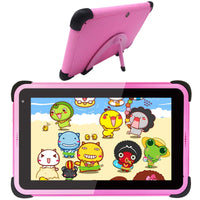 1 x RAW Customer Returns CWOWDEFU HD 7 Kids Pro Tablet, 7 HD Display, Android Tablet for Kids 6-12 Years, Stylus Pen Child-Friendly Case, 32GB Pink  - RRP €58.34