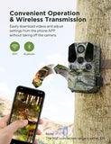 1 x RAW Customer Returns CEYOMUR 40MP 4K WiFi Bluetooth Camera Trap with App, Hunting Camera with Night Vision 120 Motion Detection IP66 Waterproof for Wildlife Monitoring - RRP €99.99