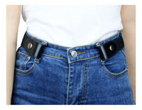 4 x Brand New Alphyly Belt without buckle Ladies Invisible Elastic for Men Women Jeans Pants Dresses Uniforms - RRP €32.2