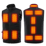 1 x RAW Customer Returns Aunus heated vest, heated jacket for men and women with 11 heating zones, heated vest for men with 3 adjustable temperatures, heating jacket, heat vest with no power bank and battery - RRP €23.18