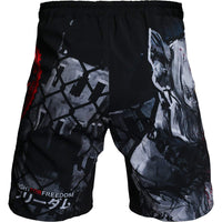 1 x Brand New Hardcore Training Fight Shorts Viking Shorts Men s Fight Shorts Men BJJ Grappling Boxing MMA No Gi Crossfit Workouts - RRP €39.95