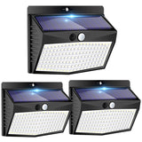 1 x RAW Customer Returns Peasur Outdoor LED Solar Light 138 LED Outdoor Solar Lamp with Motion Sensor 3 Modes Outdoor LED Solar Spotlights IP65 Waterproof Outdoor Solar Lights for Garden - 3 Pieces - RRP €23.99