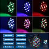 1 x RAW Customer Returns ZHENNBY Par Light Stage Light, 36 LED RGB Party Light Spotlight Disco Light DMX Spotlight with Remote Control 4 Modes Light for Bar, Stage, Party, DJ, Halloween, Christmas - RRP €24.98