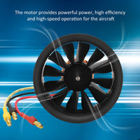 1 x RAW Customer Returns VGEBY Ducted Fan, QX-Motor 50mm EDF 12-Blade Ducted Fan with QF2611-5000KV 3-4S Brushless Motor for RC Airplane CW  - RRP €42.19