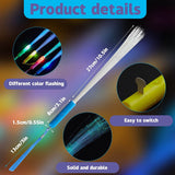 1 x RAW Customer Returns Light sticks, pack of 20 LED light sticks, fibre-optic light sticks, glow sticks, party accessories, 3 modes, colorful flashing LED light sticks, light sticks for children, party bags for children s birthdays- RRP €16.13