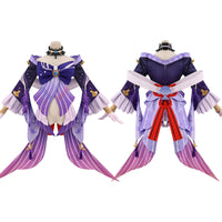 2 x Brand New CR ROLECOS Kokomi Cosplay Genshin Impact Costume Sangonomiya Kokomi Anime Outfit Costumes XS - RRP €55.2