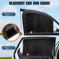 1 x RAW Customer Returns Car Sun Shade Baby, 4 Pack Magnetic Car Sun Shade Side Window Children Universal Car Window Sun Shade with UV Protection Car Window Darkening Car Window Sun Shade Pets - RRP €20.16