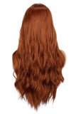 1 x RAW Customer Returns PORSMEER Auburn Red Wigs Fashion Long Curly Wigs 24 Inches Anime Wig Cosplay Wigs Girls - RRP €26.72