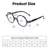 1 x Brand New TISHUI Reading Glasses 0.00 Blue Light Blocking Readers Women Men Retro Round Glasses - RRP €18.89