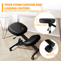 1 x RAW Customer Returns Himimi Upgraded Thicker Kneeling Chair Ergonomic Adjustable Knee Stool Posture Correction Chair Orthopedic Kneeling Chair for Home and Office - RRP €121.99