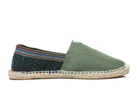 1 x RAW Customer Returns Altxic Canvas Men s Flat Espadrilles with Closed Toe and Slip on Green 41 EU - RRP €35.99