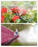 1 x RAW Customer Returns havit 8M Spray Mist Cooling Irrigation System, Misting System, Garden Hose for Garden Greenhouse Parasol, 7 Irrigation System Nozzle 2 Replacement Nozzles 1 Adapter Brass, 3 4  - RRP €22.99