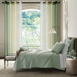 1 x RAW Customer Returns Topfinel Curtains Living Room Curtain Green Gradient Transparent Curtains with Eyelets Bedroom Curtain 160 cm Long Curtains Drapes Over Curtains 140 Wide Loop Curtain Window Curtains - RRP €19.99