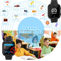 1 x RAW Customer Returns Ruopoem Smart Watch Kids Waterproof Camera School Mode - RRP €59.99