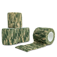 1 x Brand New LOOGU Camo Tape Wrap for Gear - Self-Adhesive Non-Woven Fabric Tape with Stretchy Bandage - Camo Tape is Perfect for Camouflage Needs - RRP €31.2