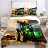 1 x RAW Customer Returns YORDET 3D Tractor Bed Linen Set Children s Bed Linen Soft and Comfortable Microfibre Duvet Covers for Couch and Sofa Picnic Beach C, 135 x 200 cm  - RRP €30.7