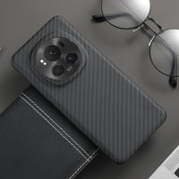 1 x RAW Customer Returns Ultra thin and light carbon fiber aramid shell for Honor Magic 6 pro cover for Magic 6 Pro  - RRP €39.99