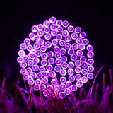 1 x RAW Customer Returns Tuokay, indoor fairy lights with plug, 23m 200 LED 8 modes Christmas decoration, decorative Christmas lights for balcony terrace yard garden wedding Christmas tree party decoration purple  - RRP €22.16