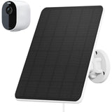 1 x RAW Customer Returns 6W Solar Panel Charger for Arlo Ultra, Arlo Ultra 2, Arlo Pro 3, Arlo Pro 4, Pro 3 Floodlight Security Camera, 3m Magnetic Charging Cable, IP65 Weatherproof 5V Solar Module with 360 Wall Mount 1Pack  - RRP €19.67