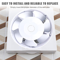 1 x RAW Customer Returns Molbory duct fan, duct fan 100mm, inline exhaust fan 130m h, in pipe quiet duct fan, ventilation smoke extractor, duct fan exhaust fan for house, kitchen, toilet, attics, greenhouse - RRP €18.78