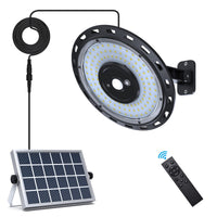 1 x Brand New Fxlpower Solar Lamps for Outdoor Indoor, Rotation Design Solar Shed Light with 6 Lighting Modes, Solar Pendant Lights 108LED 1500LM IP65 Waterproof with Remote Control for Garage Gazebo Barn - RRP €43.86