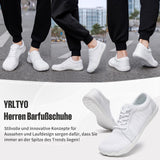 1 x RAW Customer Returns YRLTYO Men Barefoot Minimalist Shoes Trail Running Road Running Shoe Lightweight Non-slip Zero Drop Soles Walking Shoe White 43 - RRP €34.09