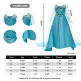 2 x Brand New Discoball Elsa Children s Princess Dress - Shiny Dress - Girls Dress - Long Sleeve Pleated Dress - Blue - RRP €38.4