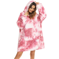 1 x RAW Customer Returns YEPLINS Pullover Hoodie Robe Blanket Hoodie Blanket Hoodie Flannel - RRP €28.22