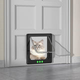 1 x RAW Customer Returns Moaobooh cat door, cat flap, weatherproof-easy installation dog flap for inside outside door, window, wall - RRP €24.19