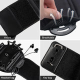 1 x RAW Customer Returns HLOMOM Sports armband, removable mobile phone, mobile phone holder, arm, jogging, 360 rotating universal for iPhone 15 14 13 Pro 13 12 Pro 11 Pro Max X 8 etc. All 4-6.5 smartphones - RRP €15.99