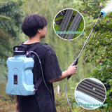 1 x RAW Customer Returns Cordless pressure sprayer, 7 12 liter garden sprayer sprayer for plant protection garden, backpack sprayer with nozzles adjustable shoulder strap, pressure sprayer plant sprayer garden sprayer blue 12L  - RRP €90.65