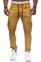 1 x RAW Customer Returns Cassiecy Cargo Pants Men Slim Fit Casual Jogger Chino Cargo Pants Stretch Jogging Pants Sports Pants Leisure Pants with Pockets Men s Pants Khaki, M  - RRP €30.24