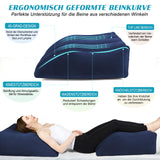 1 x RAW Customer Returns BLABOK Leg Pillow, Leg Raiser Pillow for Swelling, Circulation, Surgery and Injury Recovery, Inflatable Leg Cushion for Hip, Foot, Ankle, Leg, Back Pain Blue  - RRP €29.5