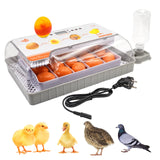 1 x RAW Customer Returns Fully automatic incubator for 20 eggs, with automatic rotation and temperature control, digital LED display, incubator for chickens, ducks, geese, pigeons, quails - RRP €92.82