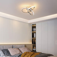 1 x RAW Customer Returns Comely LED ceiling light, 30W 3300LM modern flower-shaped ceiling lamp, silver acrylic LED ceiling lighting for living room, bedroom, hallway, kitchen, warm white light, 3000K - RRP €37.37