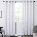 1 x RAW Customer Returns Deconovo blackout curtains with eyelets, thick thermal curtains, cold protection, sun protection, modern curtains for bedroom, 175 x 140 cm height x width , diamond silver grey, set of 2 - RRP €25.86