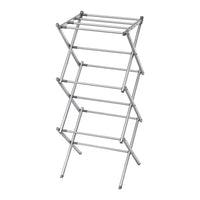 1 x RAW Customer Returns BLACK DECKER BXAR0002GB Compact extendable clothes airer, cold grey, 7.5 m of drying space - RRP €38.3