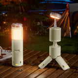 1 x RAW Customer Returns Viozon Outdoor Camping Lamp, Rechargeable with 10000mAh Power Bank, Adjustable Height and Brightness, 450lm, IPX5, Waterproof, 3 Light Modes, Flashlight for Camping, Traveling, Fishing, - RRP €69.99