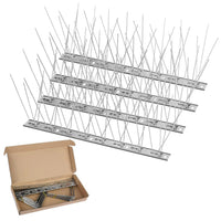 2 x RAW Customer Returns SUKUDON Pigeon Repellent Bird Repellent Pigeon Spikes Spikes Anti Bird Spikes, Anti Birds, Anti Pigeons, Stainless Steel Bird Repellent Kit - Cover 3.3 m - RRP €40.32