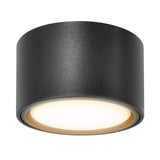 1 x RAW Customer Returns KYOTECH LED surface-mounted light black - surface-mounted spotlight flat with 6W LED GX53 230V surface-mounted spotlight warm white 3000K ceiling spotlights surface-mounted 95x55mm round ceiling light made of aluminum - RRP €21.99