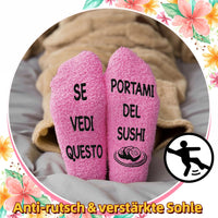 2 x Brand New QZOSZ Funny Socks for Women, Non-Slip Socks for Women, SUSHI GRAPPA Scented CANDLES Gifts, Winter Socks for Women for Best Friend, Mother s Day, Birthday - RRP €45.6